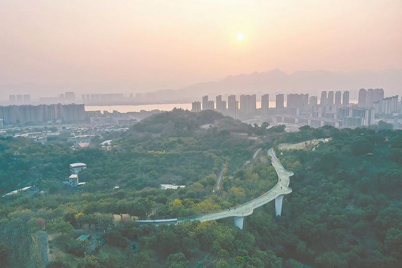 福州加強城市森林公園建設