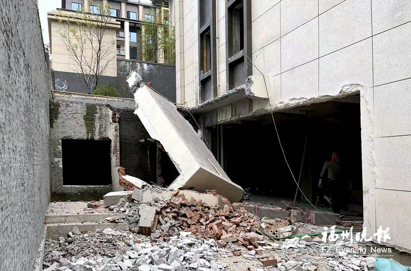 倉山拆除3處小區現行違建