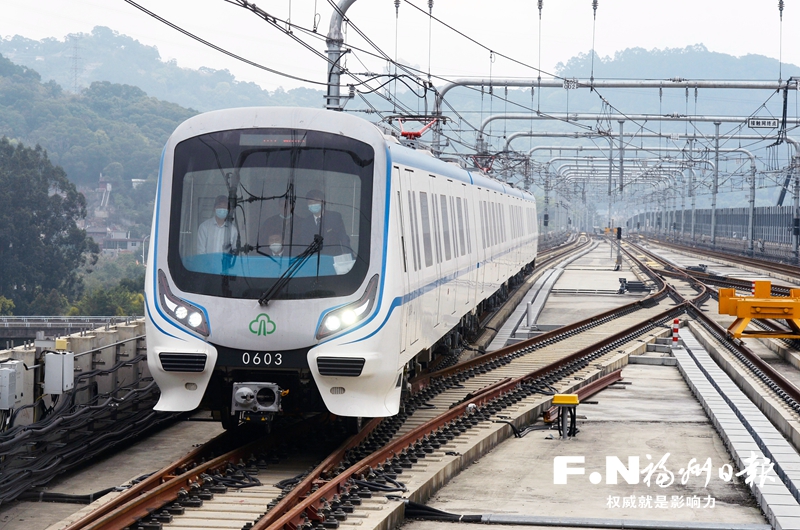 福州地鐵6號線全線正式空載試運行